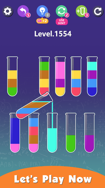 Water Sort Puzzle: Color Sort - Gameplay image of android game