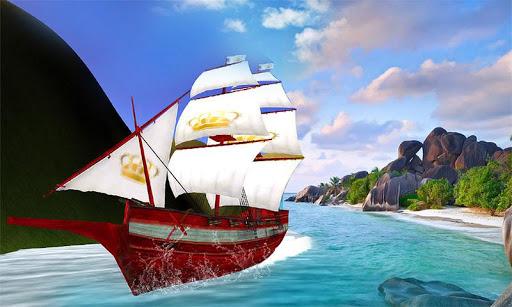 Water Taxi: Pirate Ship Transport 3D - Image screenshot of android app