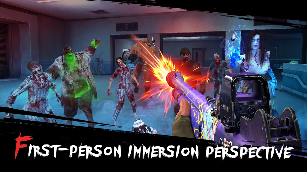 Nightmares Within:Zombie - Gameplay image of android game