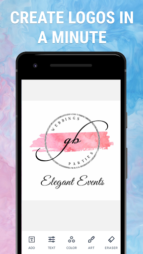 Watercolor Logo Maker - Image screenshot of android app