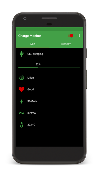 Charge Monitor - عکس برنامه موبایلی اندروید