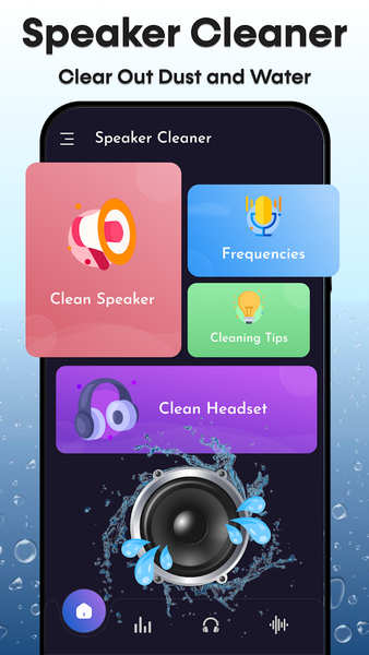 Speaker Cleaner Water Eject - عکس برنامه موبایلی اندروید