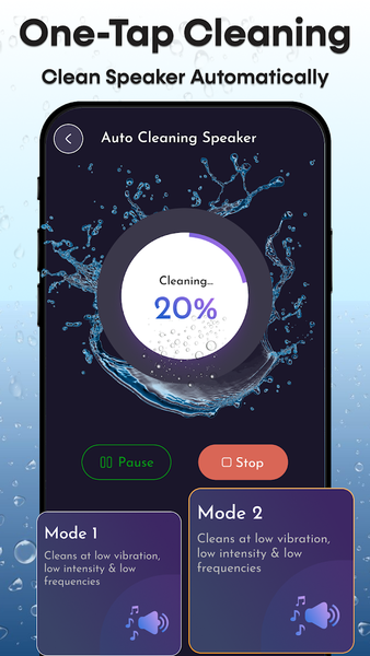 Speaker Cleaner Water Eject - عکس برنامه موبایلی اندروید