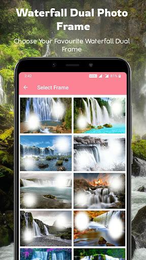 Waterfall Dual Photo Frames - عکس برنامه موبایلی اندروید