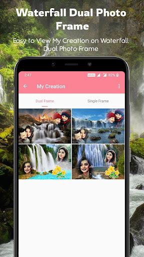 Waterfall Dual Photo Frames - عکس برنامه موبایلی اندروید