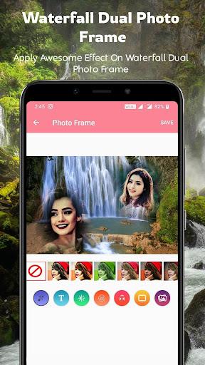 Waterfall Dual Photo Frames - عکس برنامه موبایلی اندروید