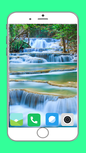 Waterfall Wallpaper Full HD - Image screenshot of android app