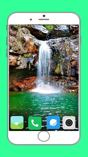 Waterfall Wallpaper Full HD - Image screenshot of android app