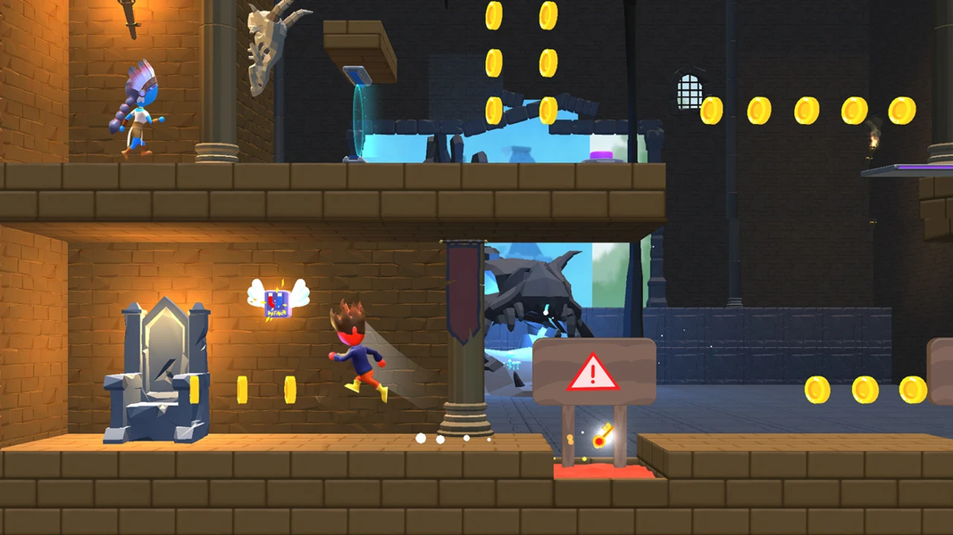 Stickman Adventure - Gameplay image of android game