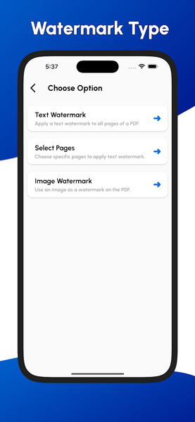 PDF Watermark - Image screenshot of android app