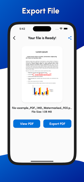 PDF Watermark - Image screenshot of android app