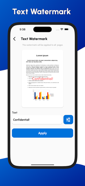 PDF Watermark - Image screenshot of android app