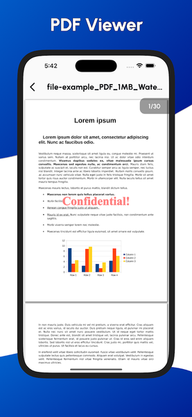 PDF Watermark - Image screenshot of android app