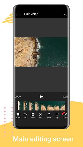 Video Watermark - Add text, logo on Photo - عکس برنامه موبایلی اندروید