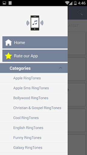 Mobile Ringtones - Image screenshot of android app