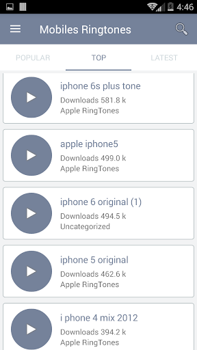 Mobile Ringtones - عکس برنامه موبایلی اندروید