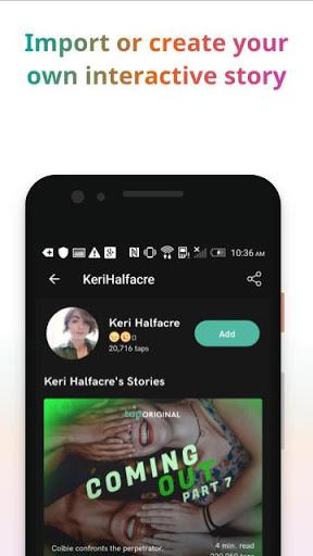 Tap by Wattpad - Interactive Story Community - عکس برنامه موبایلی اندروید