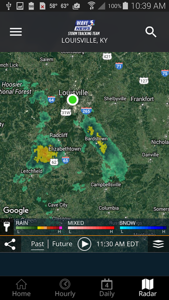 WAVE ۳ Louisville Weather - عکس برنامه موبایلی اندروید