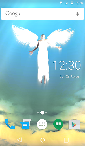 Angel Keyboard Live Wallpaper - عکس برنامه موبایلی اندروید