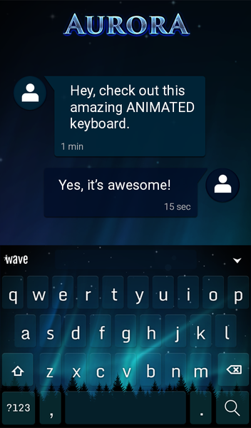 Aurora HD Live Wallpaper Theme - عکس برنامه موبایلی اندروید