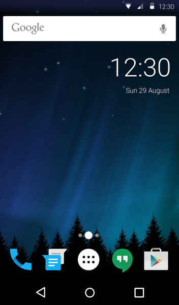 Aurora HD Live Wallpaper Theme - عکس برنامه موبایلی اندروید