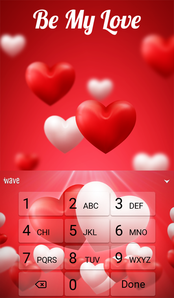 Love Keyboard + Live Wallpaper - عکس برنامه موبایلی اندروید