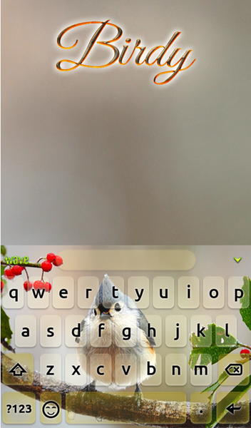 Bird Live Wallpaper + Keyboard - عکس برنامه موبایلی اندروید