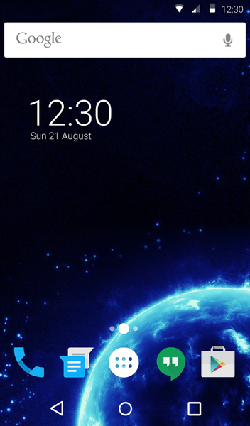 Blue Sun Live Wallpaper Theme - عکس برنامه موبایلی اندروید