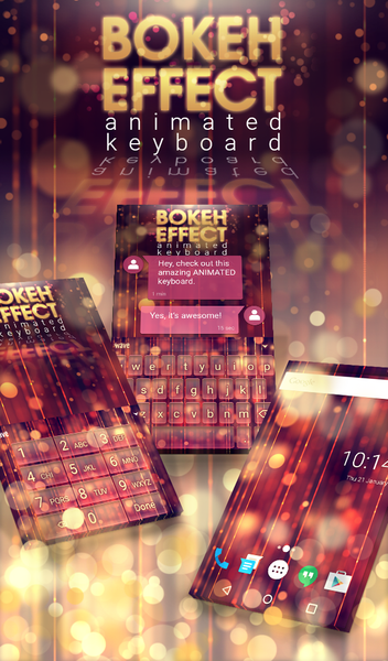 Bokeh Live Wallpaper Theme - عکس برنامه موبایلی اندروید