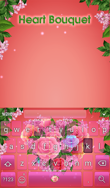 Bouquet Live Wallpaper Theme - Image screenshot of android app