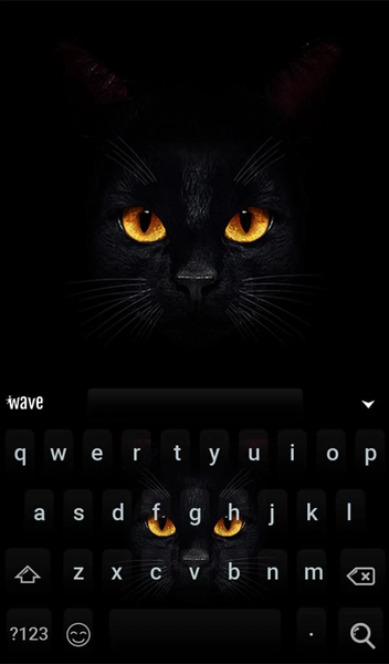 Dark Cat Live Wallpaper Theme - عکس برنامه موبایلی اندروید