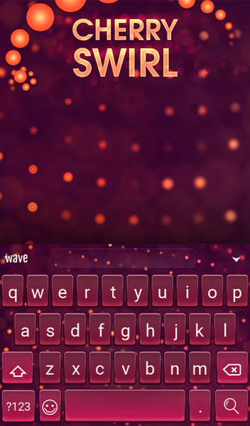 Cherry Swirl Wallpaper Theme - Image screenshot of android app