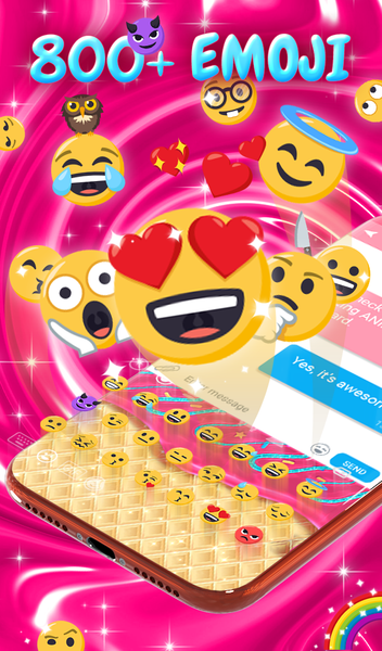 Chocolate Waffle Wallpaper - عکس برنامه موبایلی اندروید