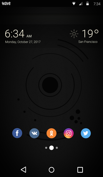 Classic Dark Wallpaper Theme - عکس برنامه موبایلی اندروید