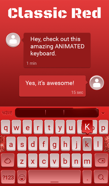 Classic Red Wallpaper Theme - عکس برنامه موبایلی اندروید