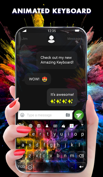 Color Splash Wallpaper Theme - عکس برنامه موبایلی اندروید