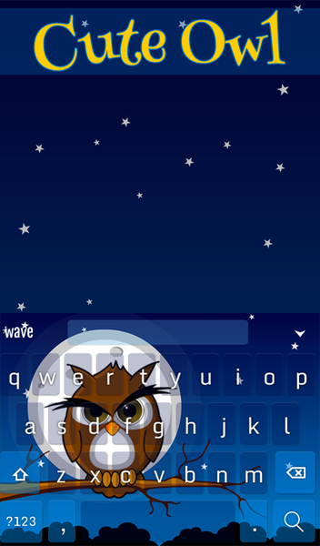 Cute Owl Live Wallpaper Theme - Image screenshot of android app