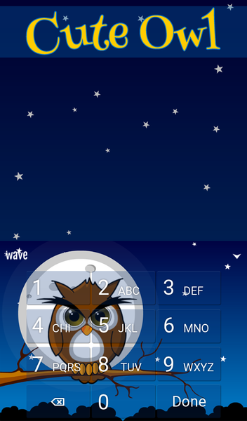 Cute Owl Live Wallpaper Theme - عکس برنامه موبایلی اندروید