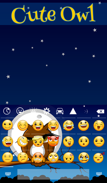 Cute Owl Live Wallpaper Theme - عکس برنامه موبایلی اندروید
