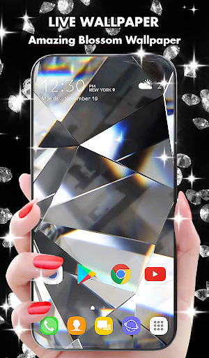 Diamond Live Wallpaper HD - Image screenshot of android app