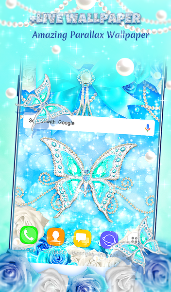 Diamond Butterfly Wallpaper HD - Image screenshot of android app
