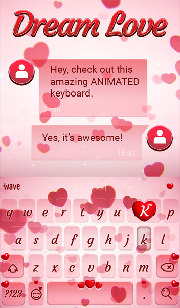 Dream Love Wallpaper Theme - عکس برنامه موبایلی اندروید