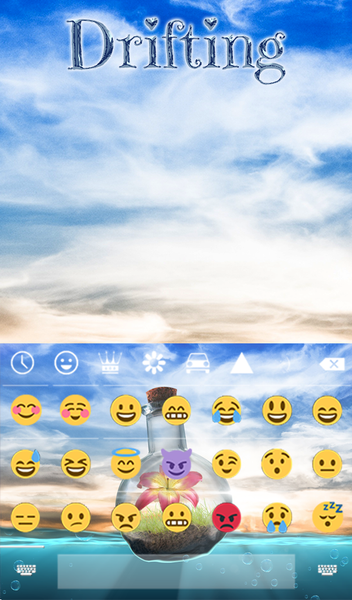 Float Bottle Wallpaper Theme - عکس برنامه موبایلی اندروید