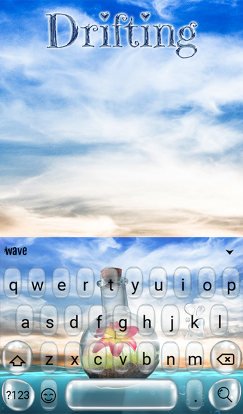 Float Bottle Wallpaper Theme - Image screenshot of android app