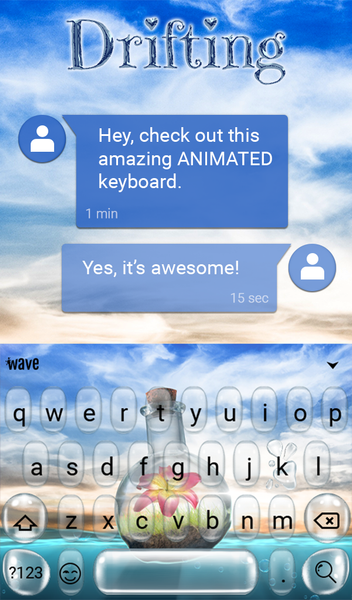 Float Bottle Wallpaper Theme - عکس برنامه موبایلی اندروید