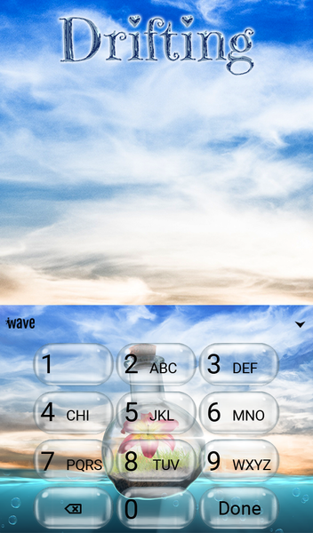 Float Bottle Wallpaper Theme - عکس برنامه موبایلی اندروید