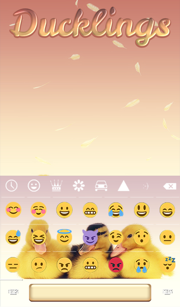 Ducklings Live Wallpaper Theme - عکس برنامه موبایلی اندروید