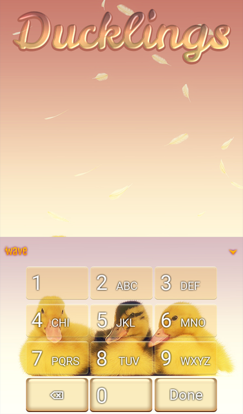 Ducklings Live Wallpaper Theme - عکس برنامه موبایلی اندروید