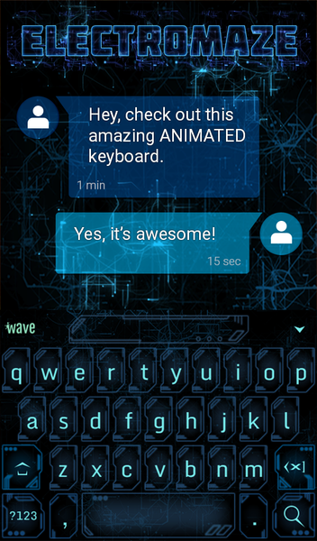 Electro Maze Wallpaper - Image screenshot of android app