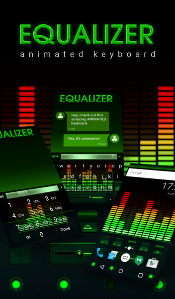 Equalizer Animated Keyboard - عکس برنامه موبایلی اندروید
